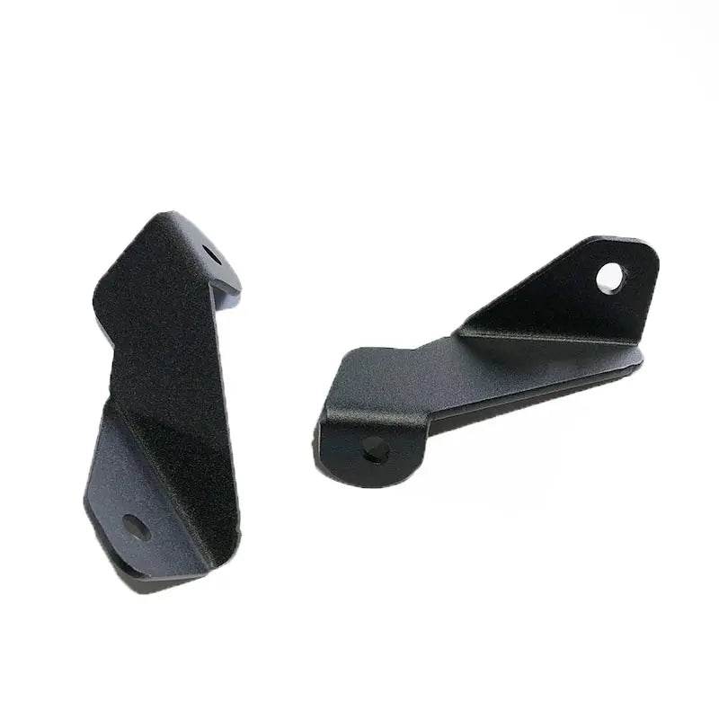 1993-1998 Jeep Grand Cherokee ZJ hood ditch light mounts black powder coated steel