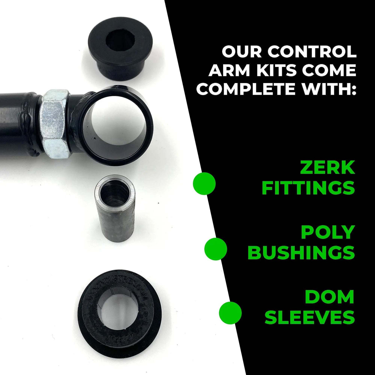 Set of Dodge Ram adjustable control arms for 1994-2013 axle swap and suspension upgrades
