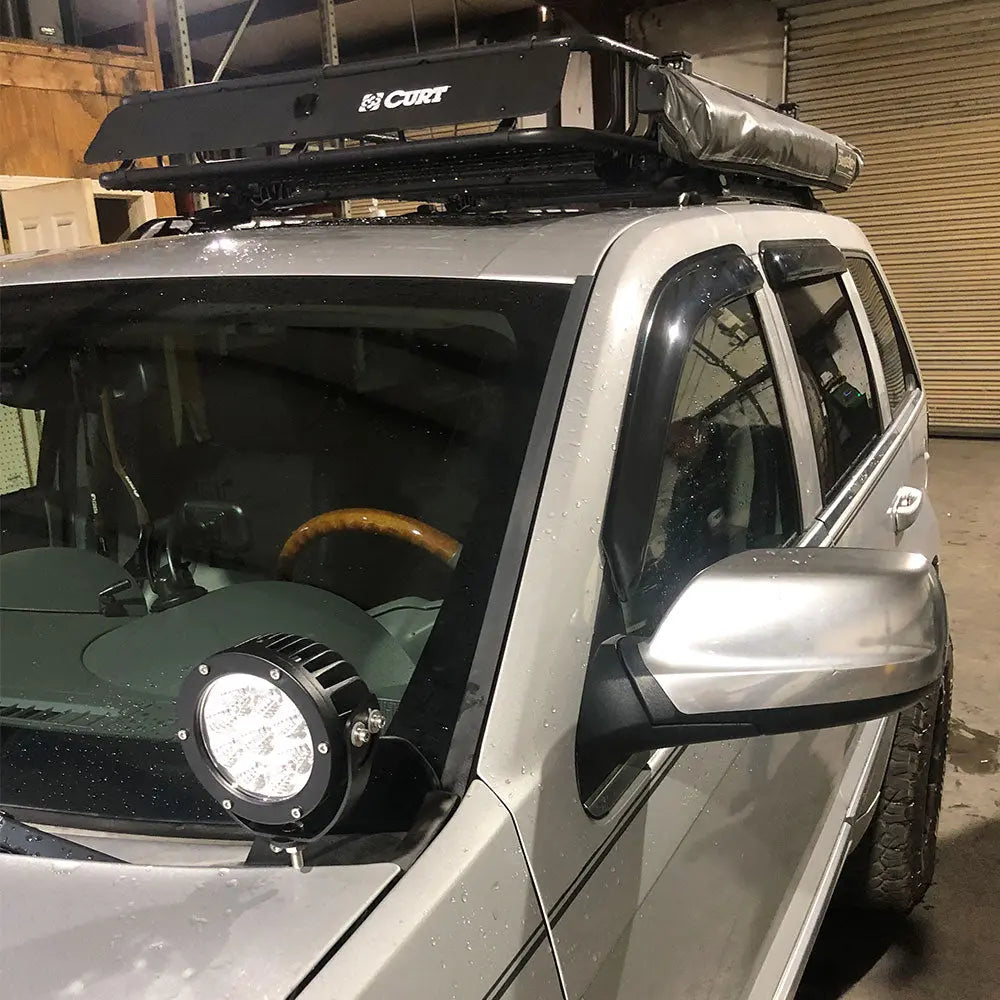 2005-2010 Jeep Grand Cherokee WK Hood Ditch Light Mounts