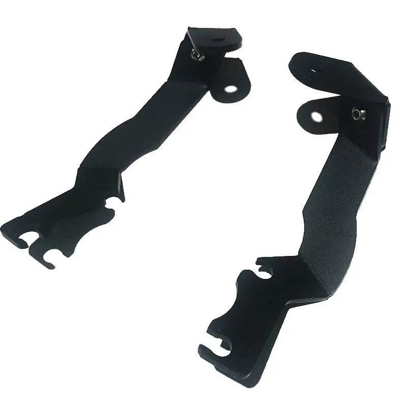 2007-2013 Toyota Tundra with bolt-on hood ditch light mounts installed