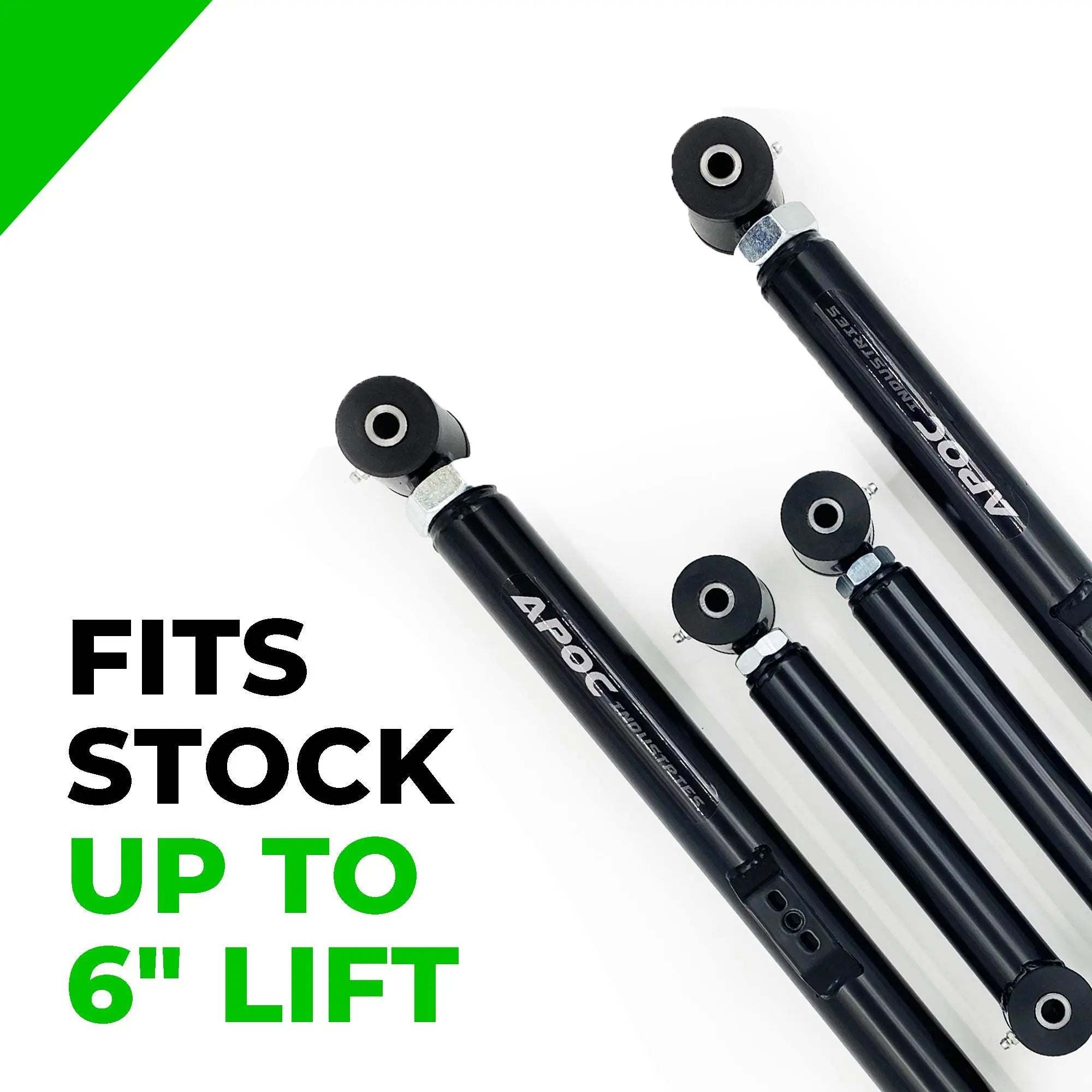 2007-2016 Toyota FJ Cruiser adjustable trailing arms for stock to 6-inch lift suspension upgrade