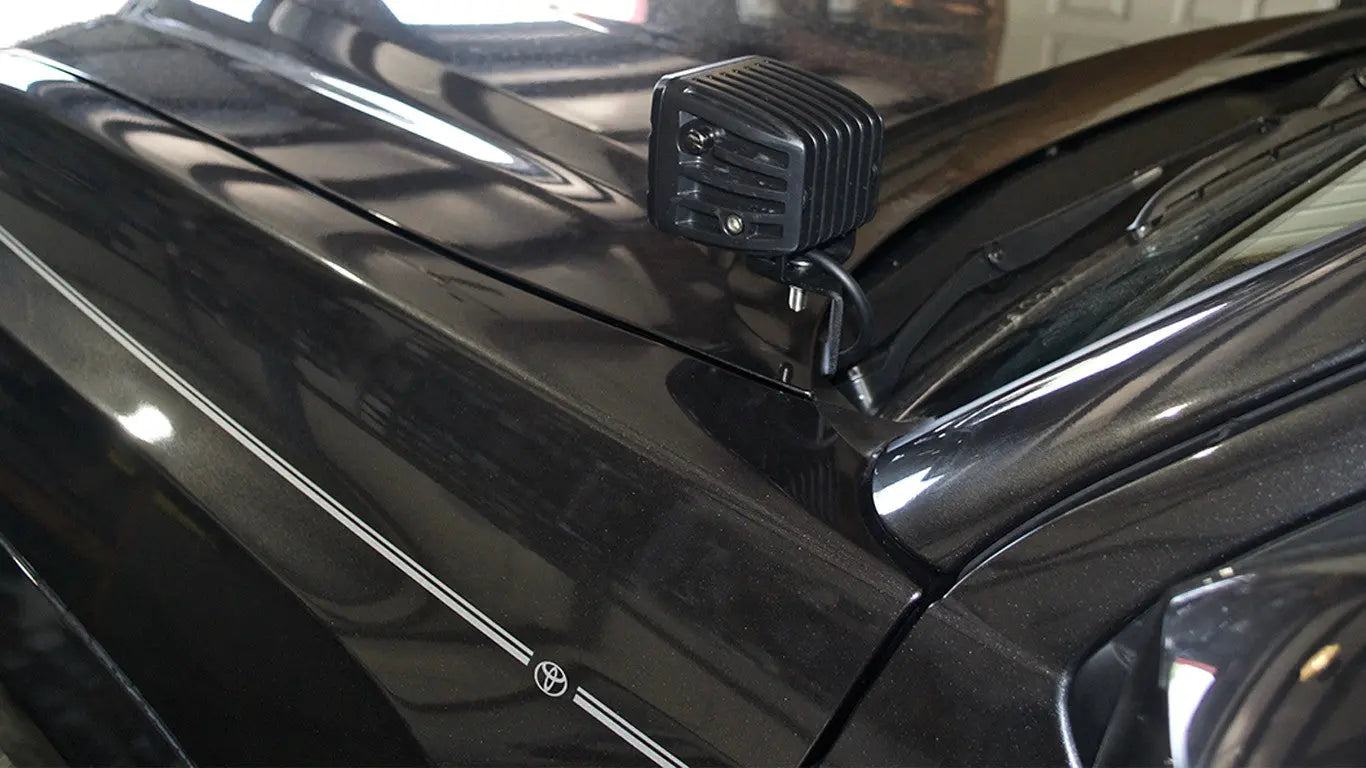 2016-2020 Toyota Tacoma Hood Ditch Light Mounts