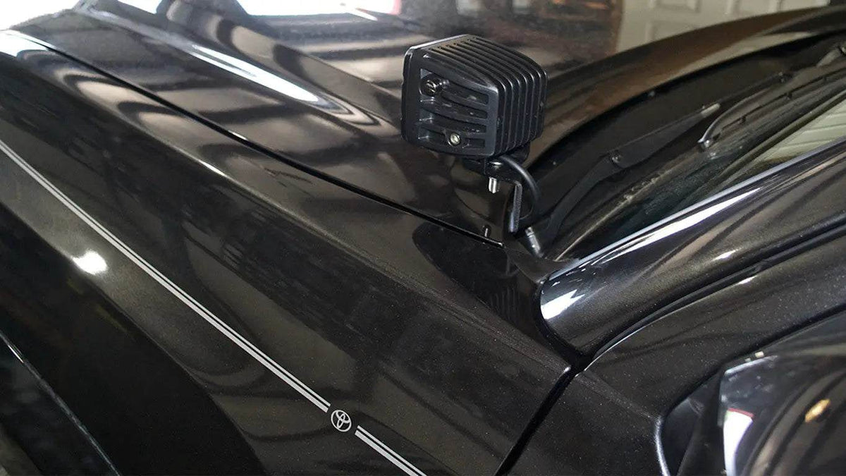 2016-2020 Toyota Tacoma Hood Ditch Light Mounts