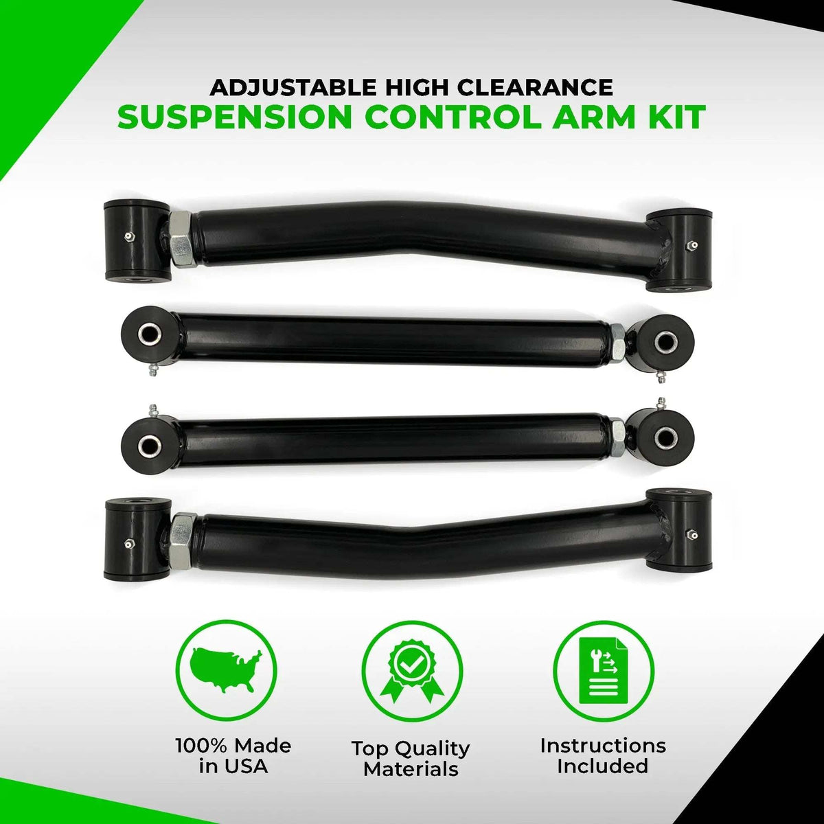 2000-2002 Dodge Ram 2500 3500 4WD high clearance adjustable control arms for lifted trucks
