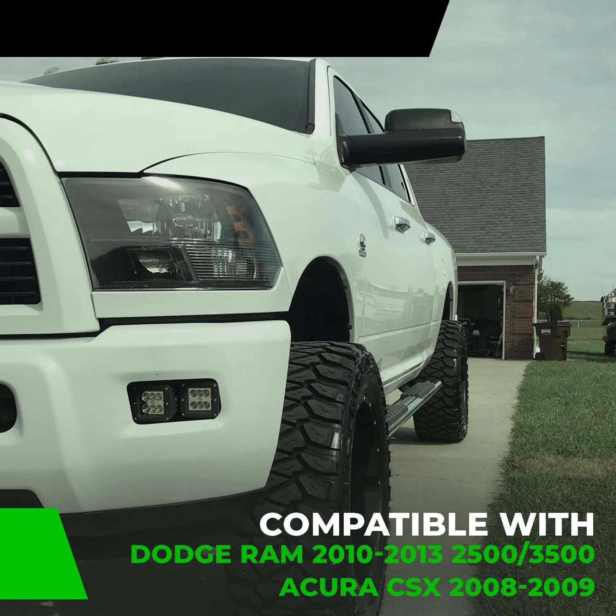 2003-2007 Dodge Ram 2500/3500 high clearance adjustable control arms for 4WD trucks to prevent tire rubbing and improve handling