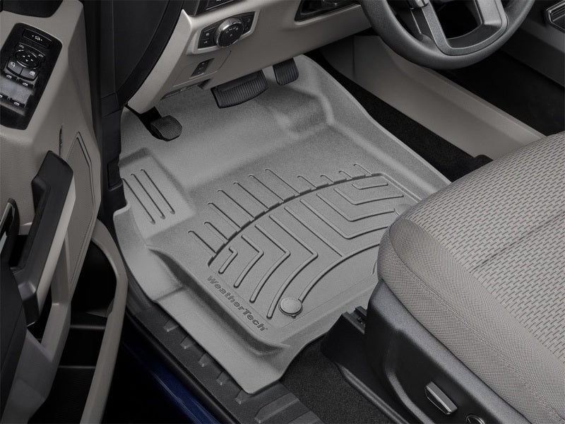 WeatherTech 2017+ Ford F-250/F-350/F-450/F-550 SuperCab/SuperCrew Front FloorLiner HP - Grey