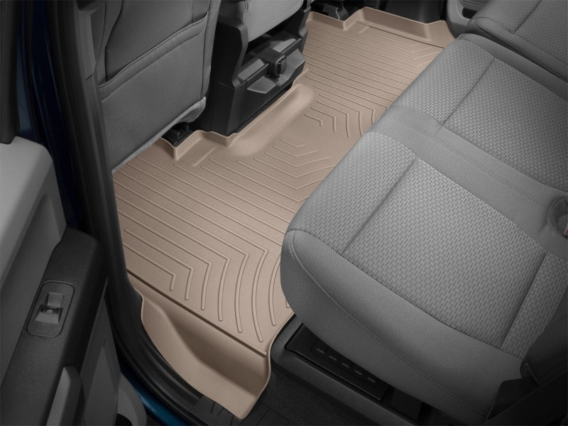 WeatherTech 2017+ Ford F-250/F-350/F-450/F-550 Rear FloorLiner - Tan