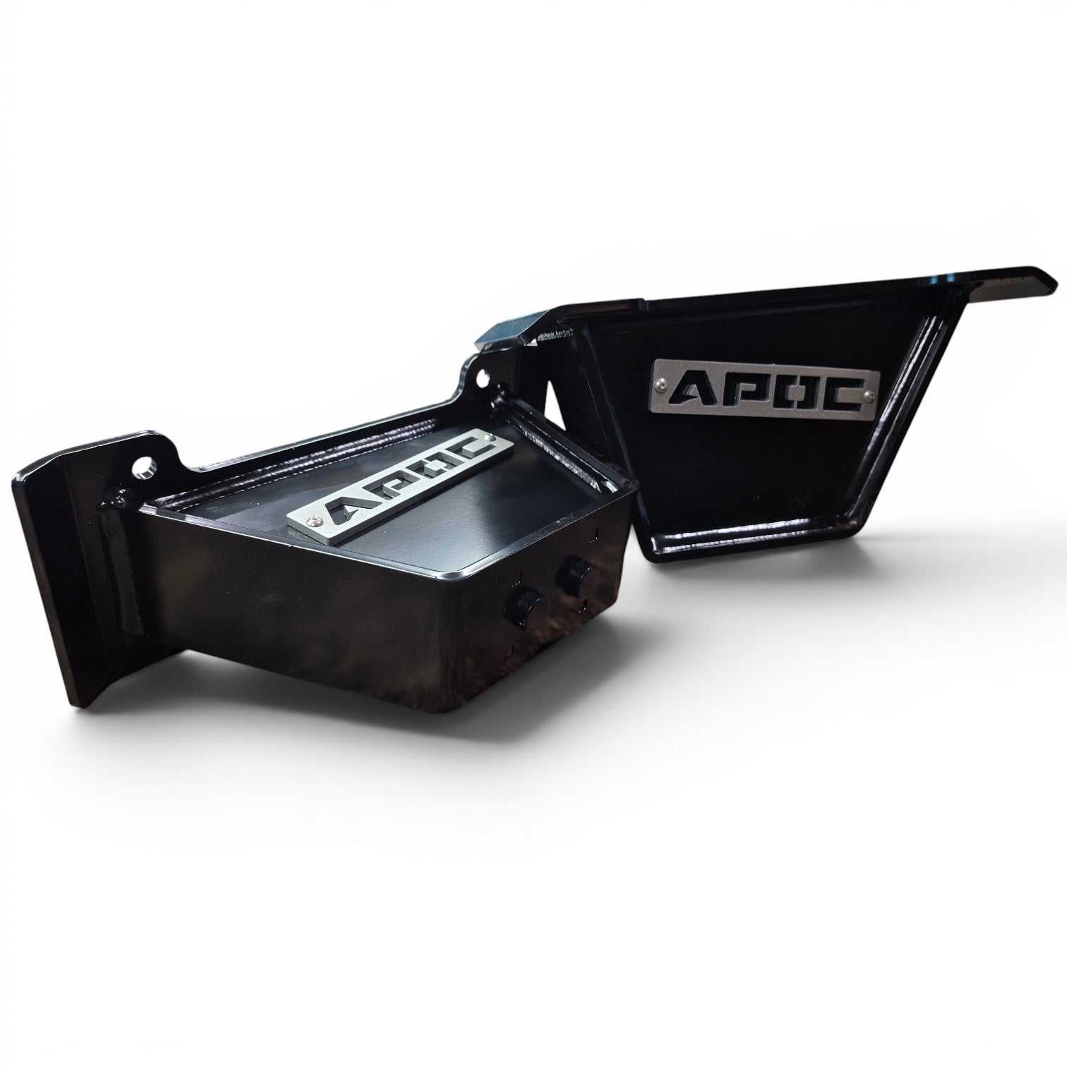 1999-2010 Ford F-250 350 Super Duty heavy-duty steel lift blocks in black powder coat