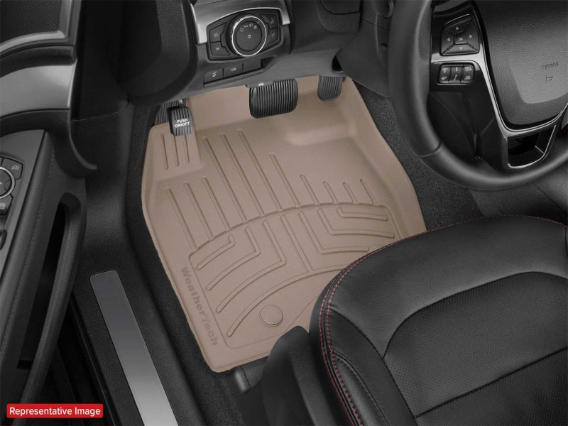 WeatherTech 17-26 Ford F-250/350/450/550 CrewCab Rear FloorLiner HP (Vinyl Floor) - Black
