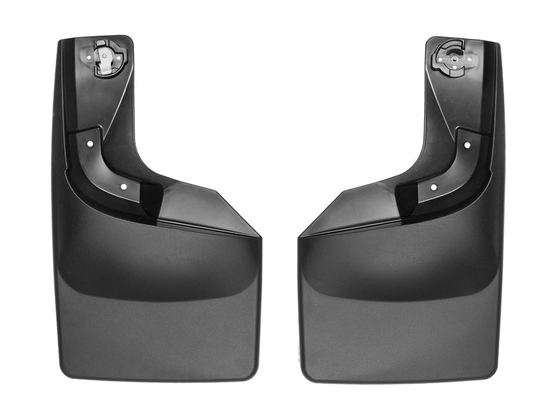 WeatherTech 17+ Ford F-250/350/450/550 (W/O Flares/Lip Molding) No Drill Mudflaps - Black