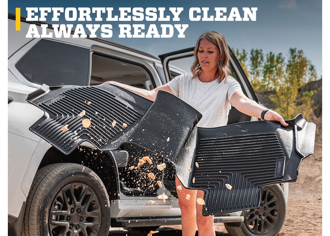 Husky Liners 2021-2023 Ford F-150 CC SC 2017 F-250 SD CC X-Act Contour Rear Floor Liners