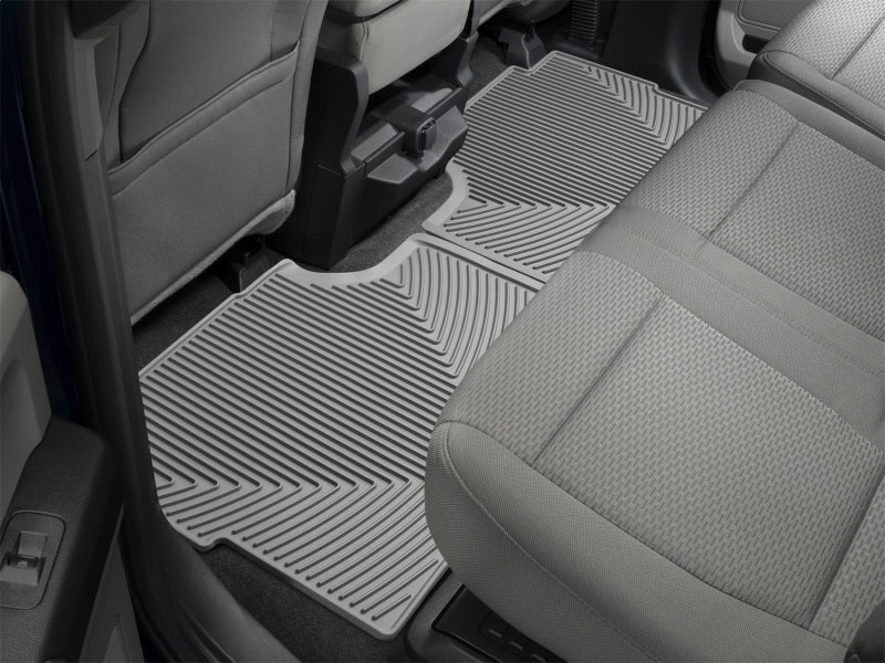 WeatherTech 17+ Ford F-250 / F-350 / F-450 / F-550 Crew Cab Rear Rubber Mats - Grey