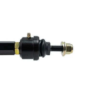 Kryptonite Front Sway Bar End Links, black heavy-duty metal assembly with grease fitting and threaded mounting stud