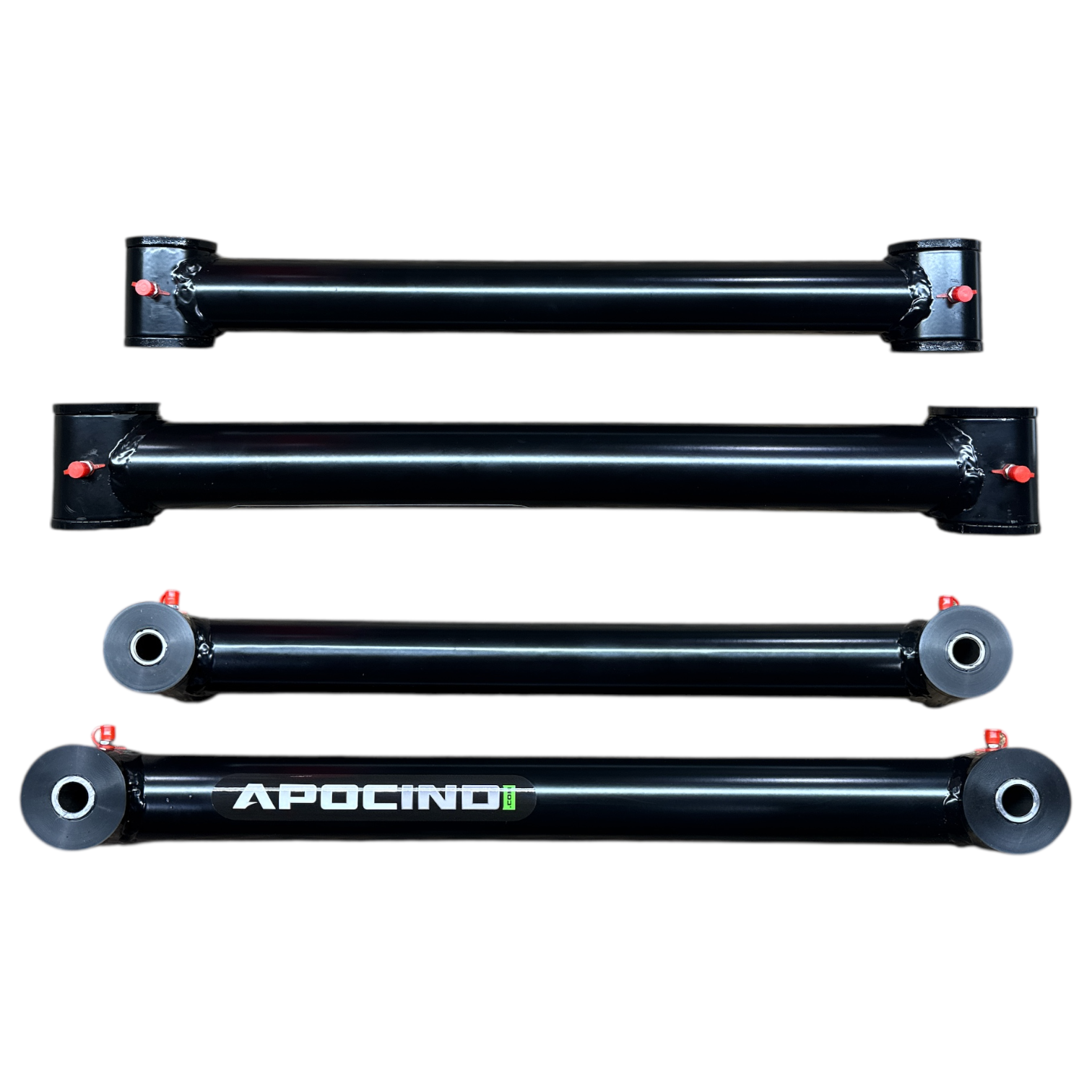 Fixed length control arms for 2010-2013 Dodge Ram 2500/3500 4WD with preset lift height options and black textured finish