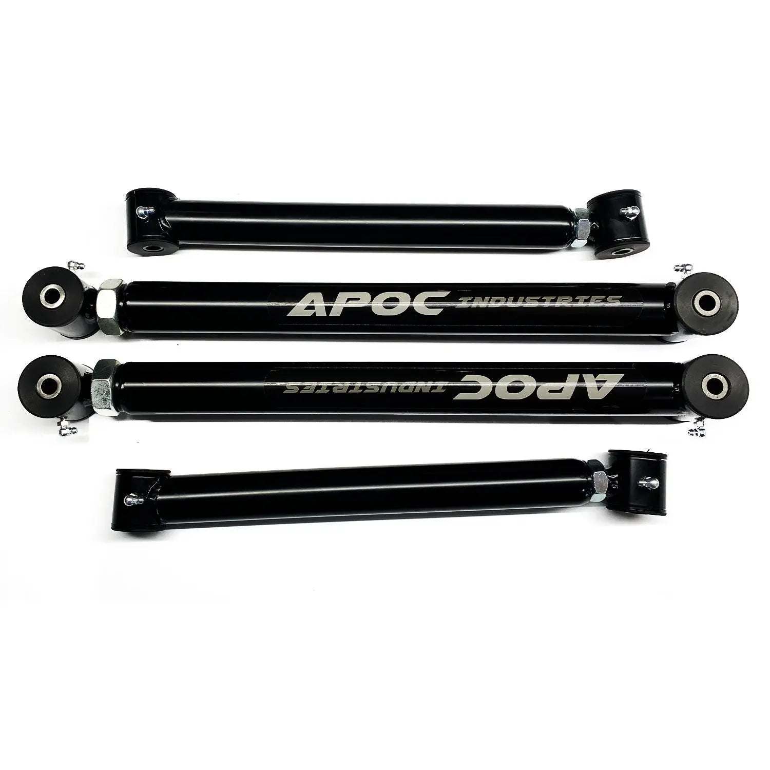 1999-2014 Chevy Tahoe/Suburban Rear Adjustable Trailing Arms | Stock to 6" Lift by Apoc Industries for enhanced performance.