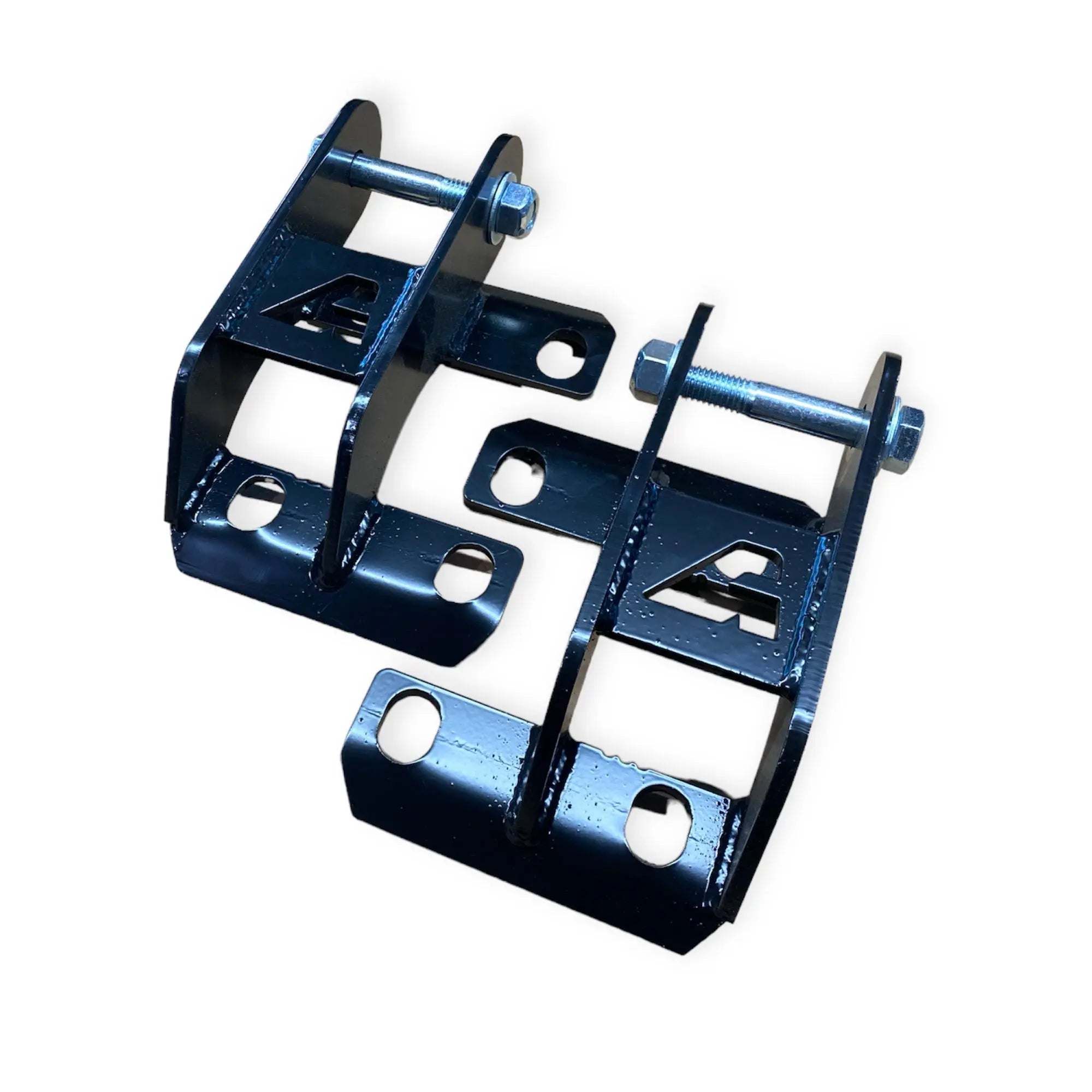 1994-2002 Dodge Ram 1500 boxed ladder traction bars raw steel bolt-on brackets polyurethane bushings