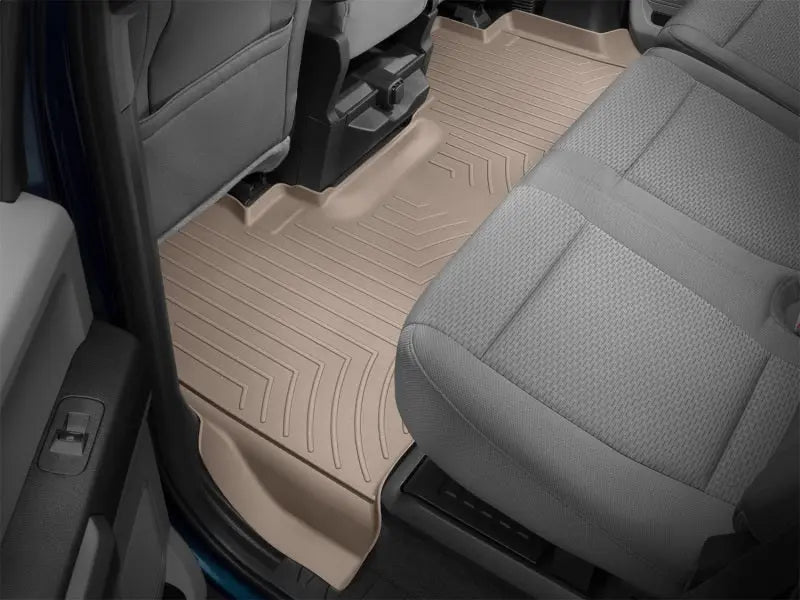 WeatherTech 2017+ Ford F-250/F-350/F-450/F-550 Rear FloorLiner - Tan