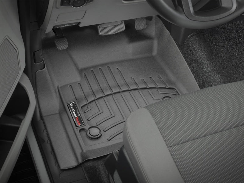WeatherTech 2015+ Ford F-250 / F-350 / F-450 / F-550 Vinyl Front FloorLiner - Black
