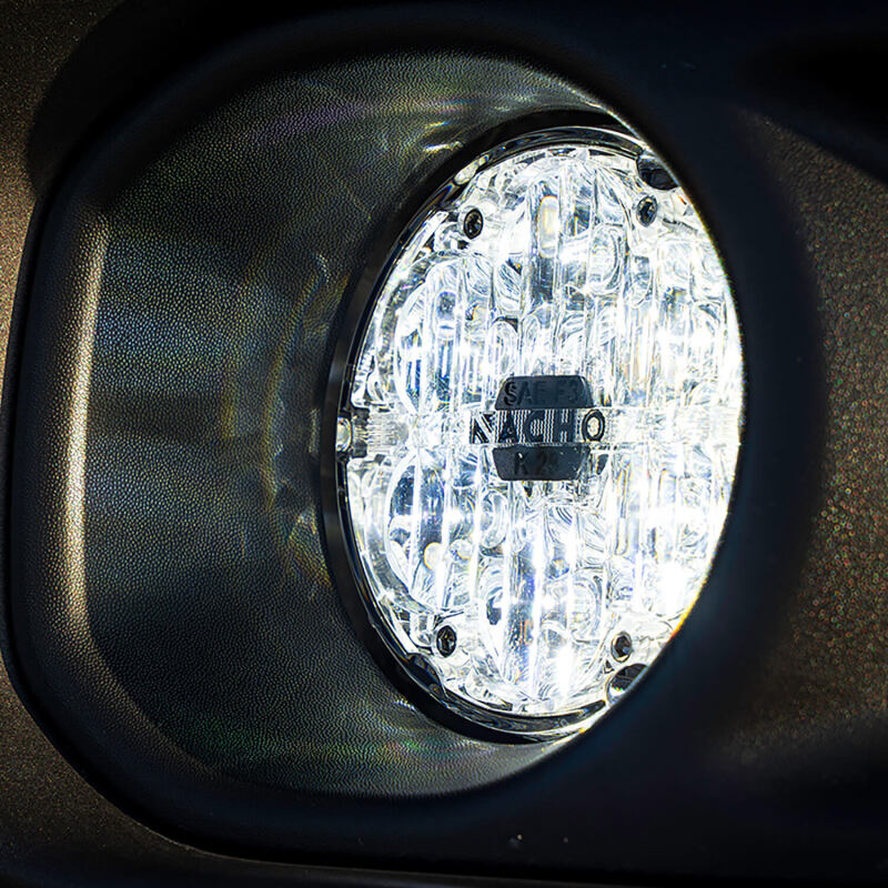Nacho Lighting Jeep JL/JT Nacho SAE Only White Plug N Play Fog Light Kit (Bumper Kit)
