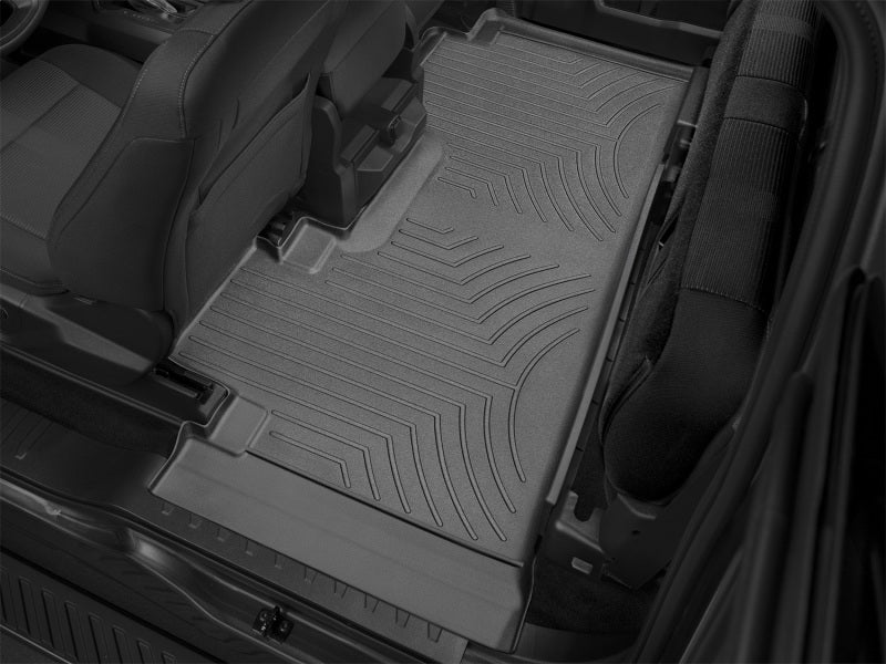 WeatherTech 15 Ford F-150 Super Cab w/ Bench Seats Rear FloorLiners - Black