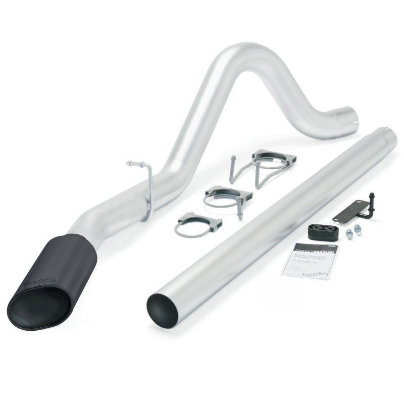 Banks Power 08-10 Ford 6.4 ECSB/CCSB (SWB) Monster Exhaust System - SS Single Exhaust w/ Black Tip