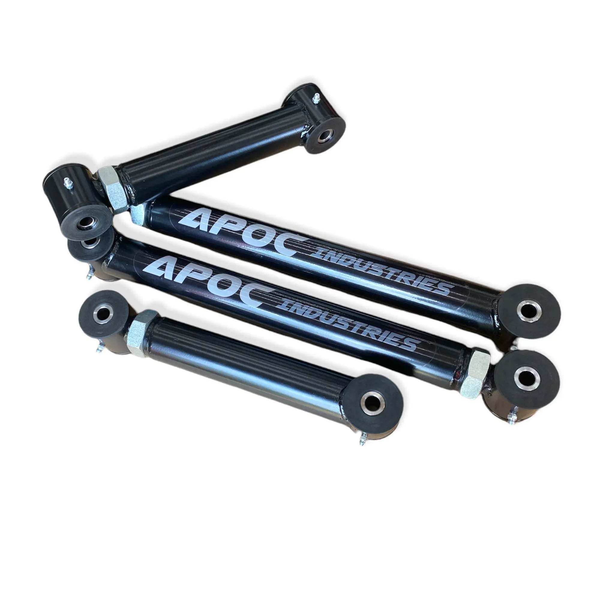1990-1995 Toyota 4Runner 2nd gen adjustable trailing arms with polyurethane bushings and grease fittings for lifted suspension upgrades