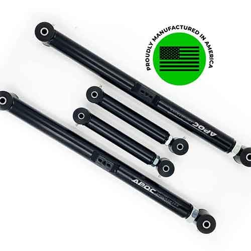 Adjustable control arms trailing arms dodge, toyota, jeep
