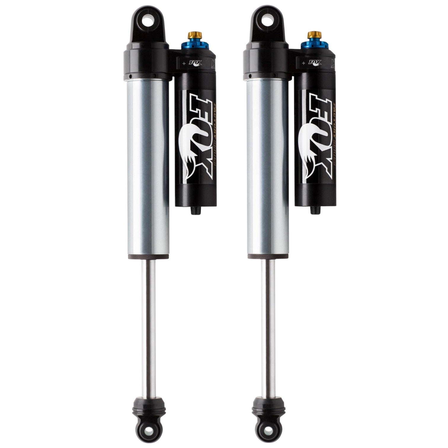 FOX 2.5 Factory Series Remote Reservoir Rear Shock Set w/ DSC Adj. | Dodge Ram 1500 4WD (2009+, 0–1.5" Lift)