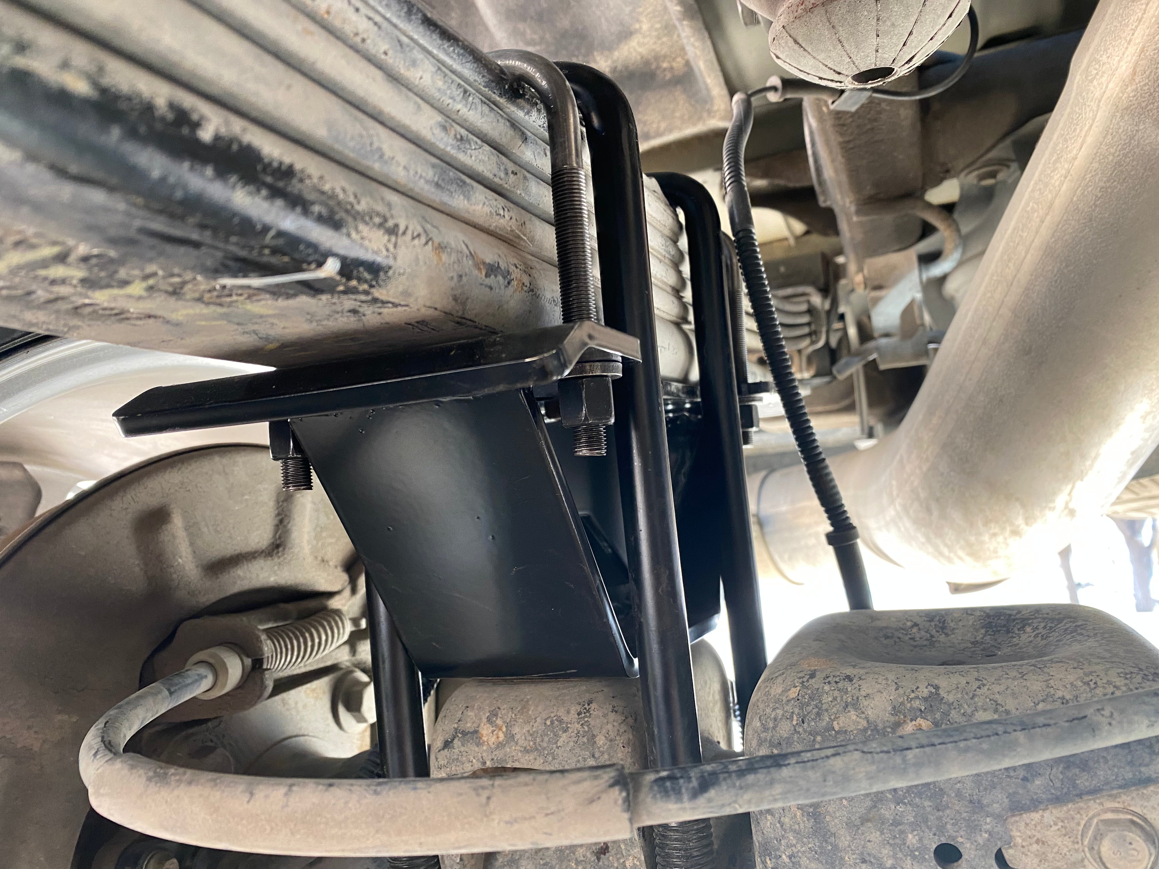 2001–2010 Chevy Silverado & GMC Sierra 2500HD/3500HD Rear Lift Blocks (4", 5", 6", 7", 8") – USA Made Heavy Duty Steel with Compound Taper