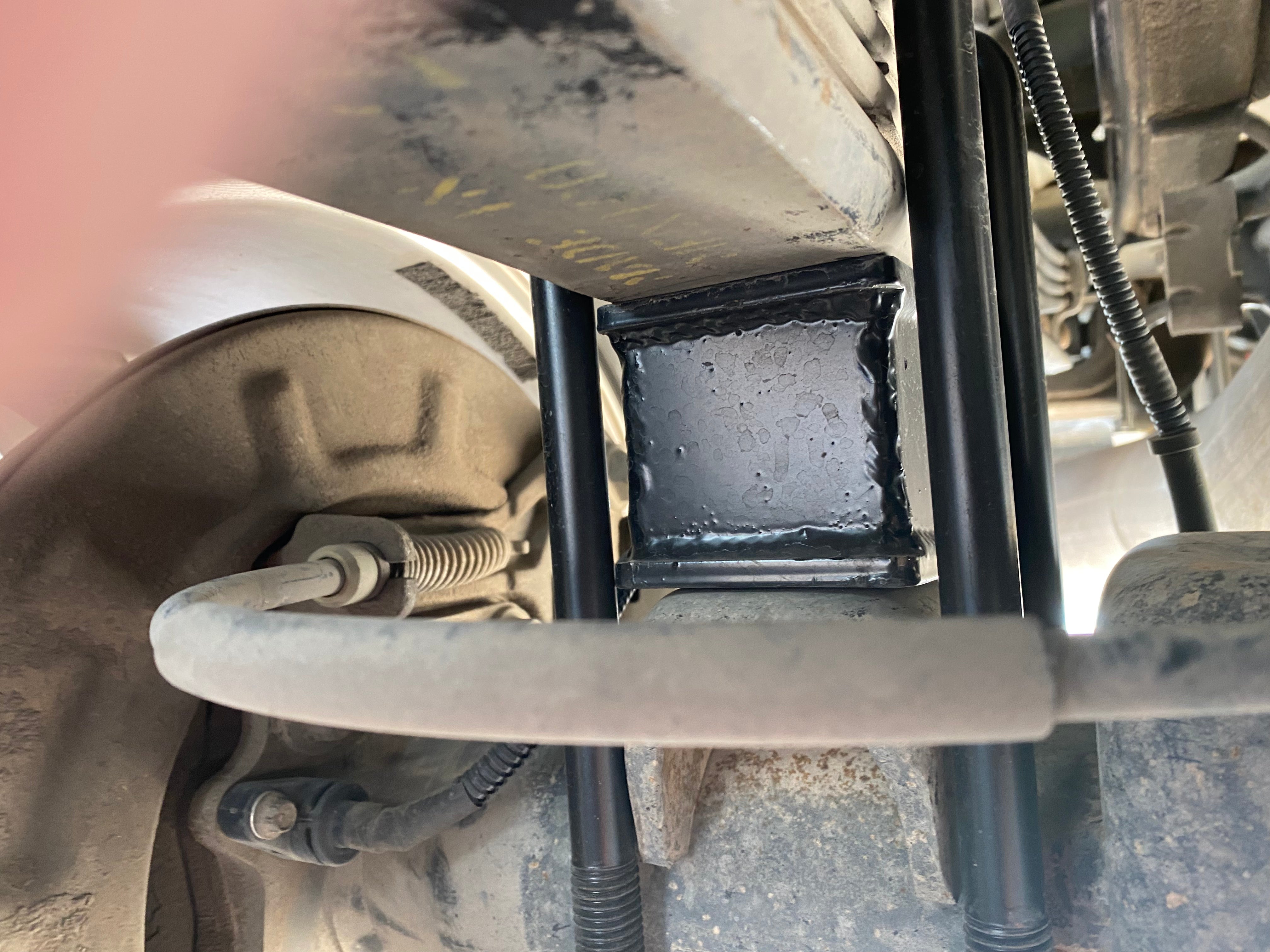 3" Rear Lift Blocks for 2011–2024 Chevy Silverado & GMC Sierra 2500HD/3500HD | Apoc Industries
