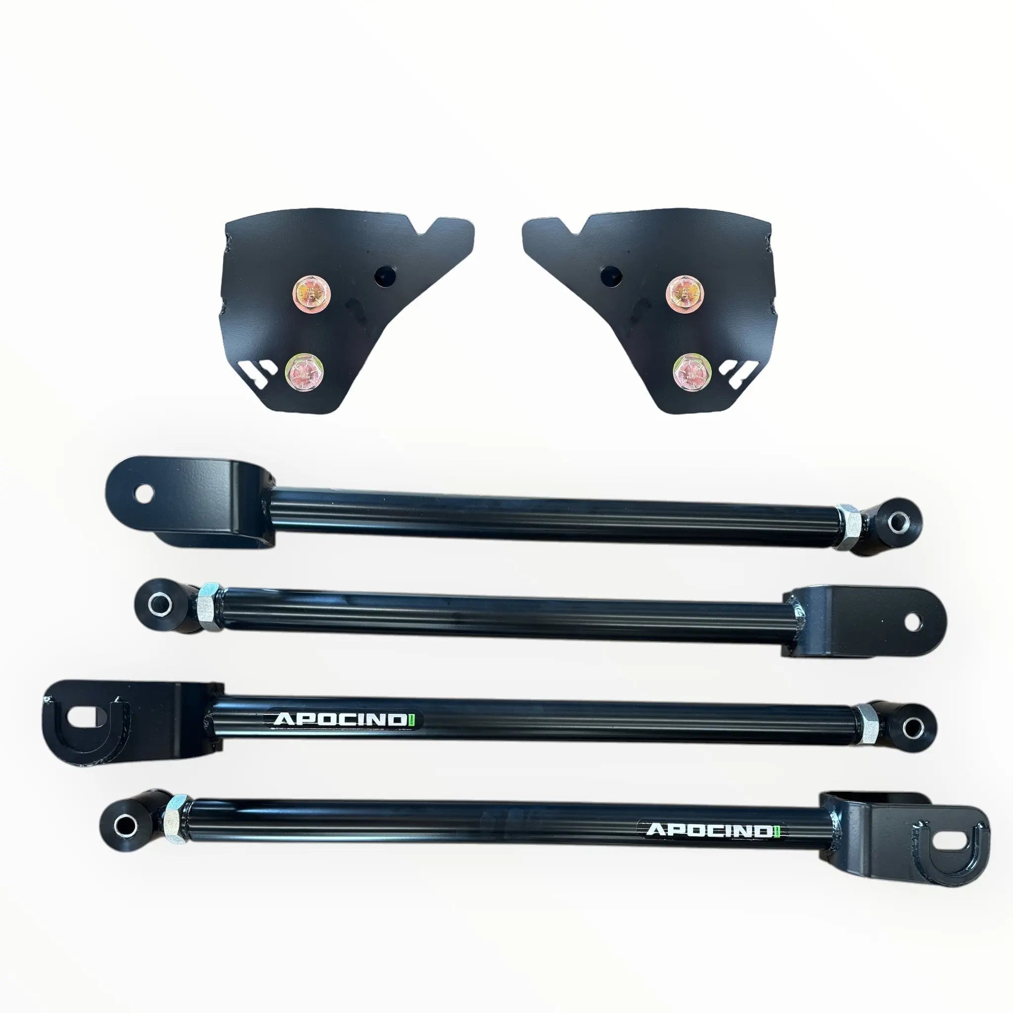 2005-2016 Ford SuperDuty Adjustable 4-Link Conversion Kit for stock to 10-inch lift suspension upgrade
