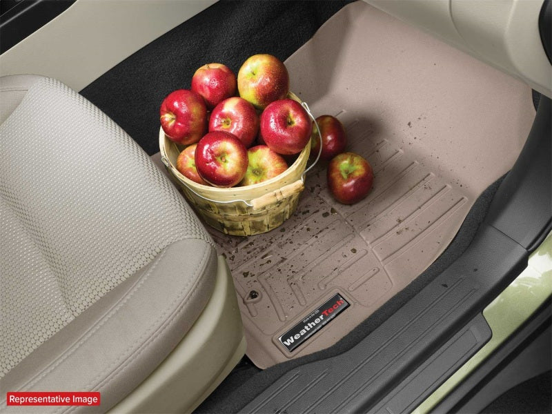 WeatherTech 2023 Ford SuperDuty SuperCab (1st Row Console/Bench Carpeted) 1st Row FloorLiner - Cocoa