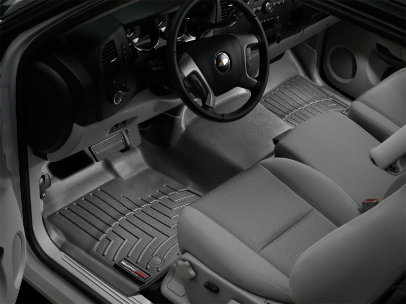 WeatherTech 07-13 GMC Sierra Front FloorLiner - Black