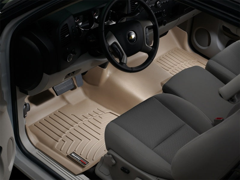 WeatherTech 07-13 GMC Sierra Front Floorliner OTH - Tan