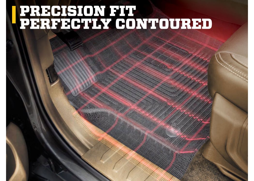 Husky Liners 2015-2017 Ford F-250 SuperDuty Crew Cab X-Act Contour Black Front Floor Liners