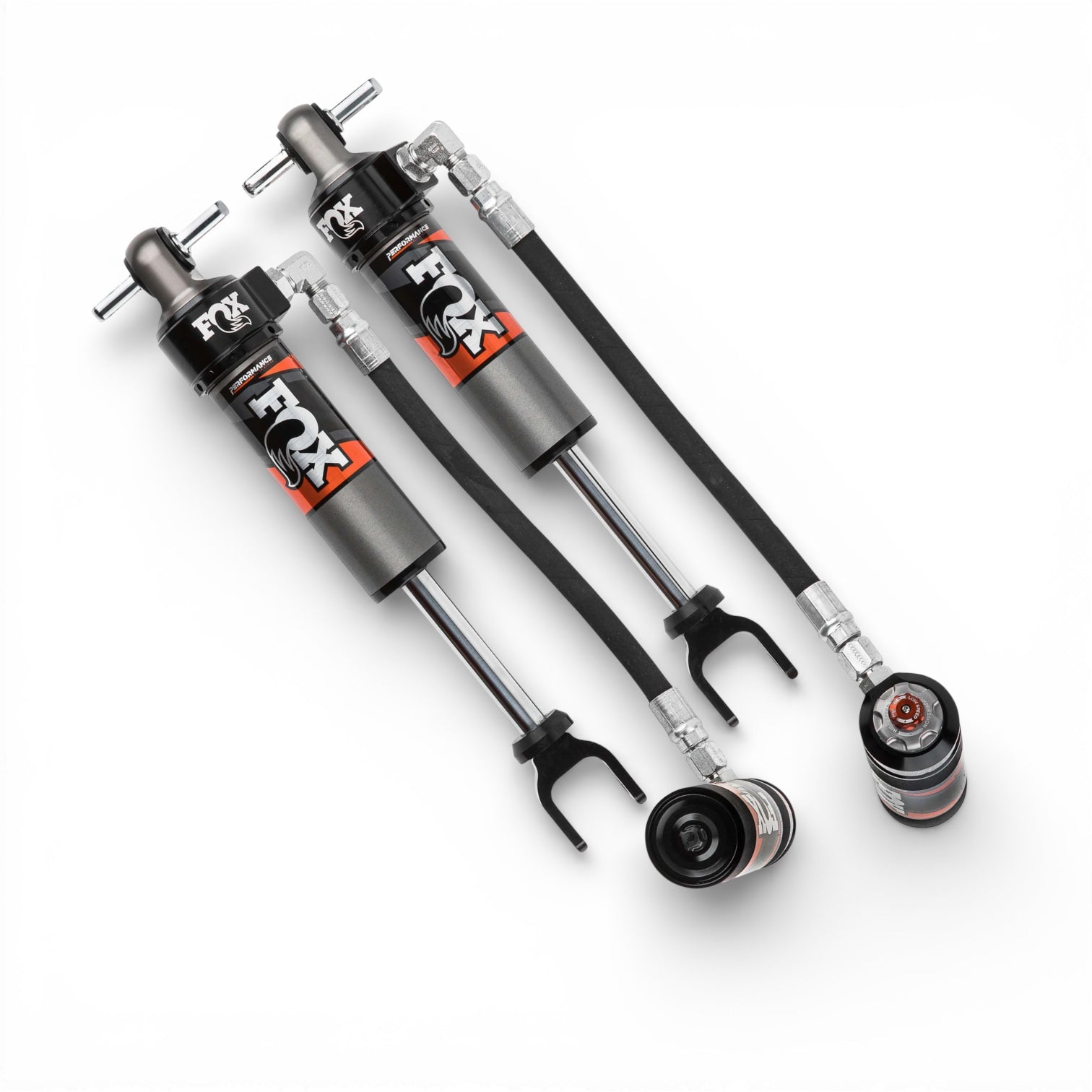 2020-2025 GM 2500/3500 HD FOX 2.5 Elite Adjustable Reservoir Front Shocks 1.5–2.5″ Lift