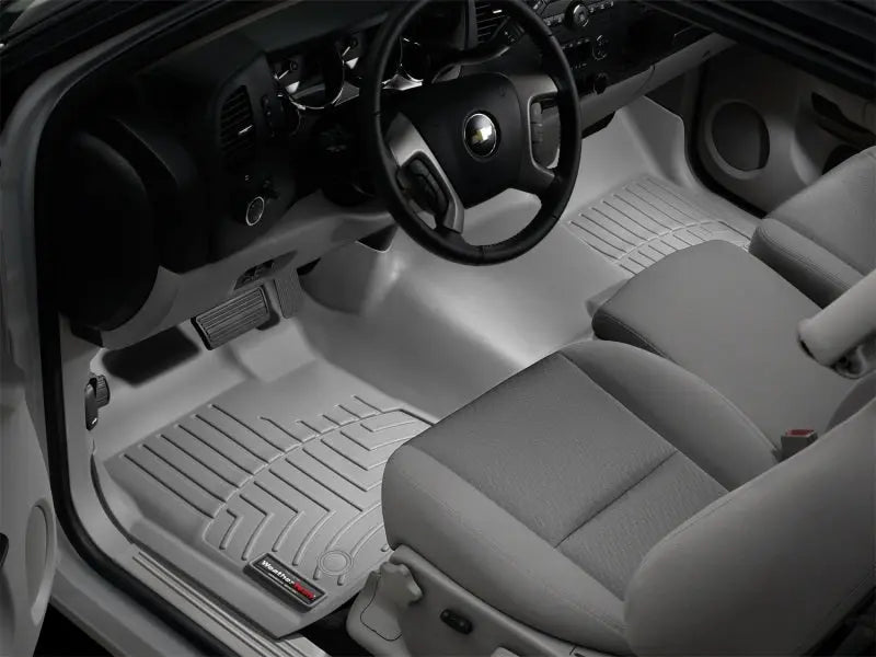 WeatherTech 07-13 GMC Sierra Front Floorliner OTH - Grey