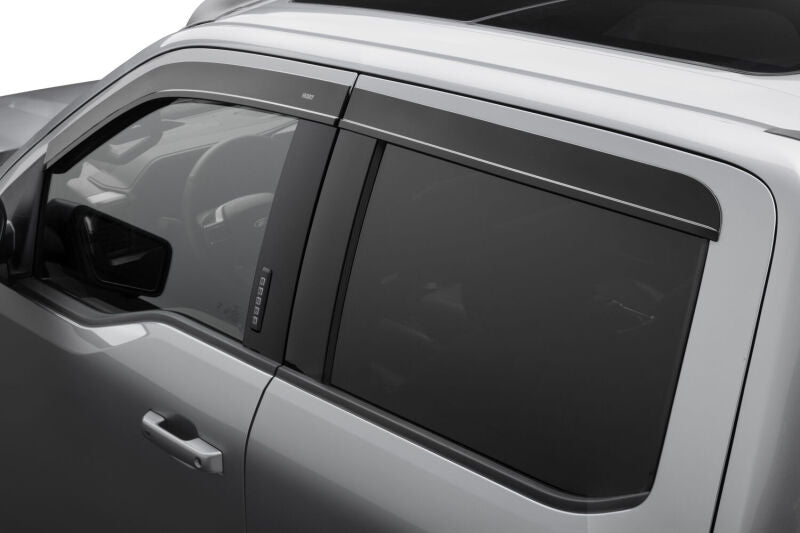 Husky Liners 15-24 Ford F-150 (Incl. Raptor/Lightning) Ventvisor Low Profile (4pc) - Smoke
