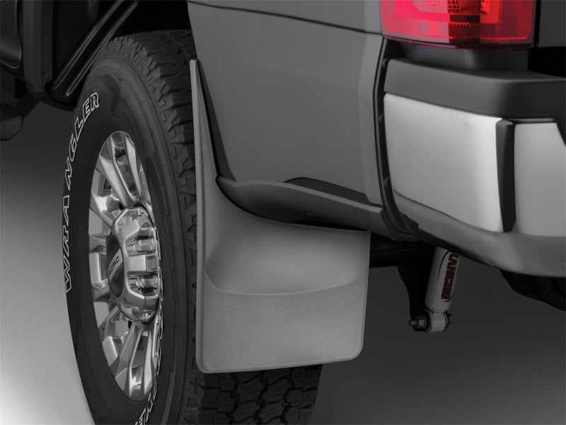 WeatherTech 17+ Ford F-250/350/450/550 (W/O Flares/Lip Molding) No Drill Mudflaps - Black