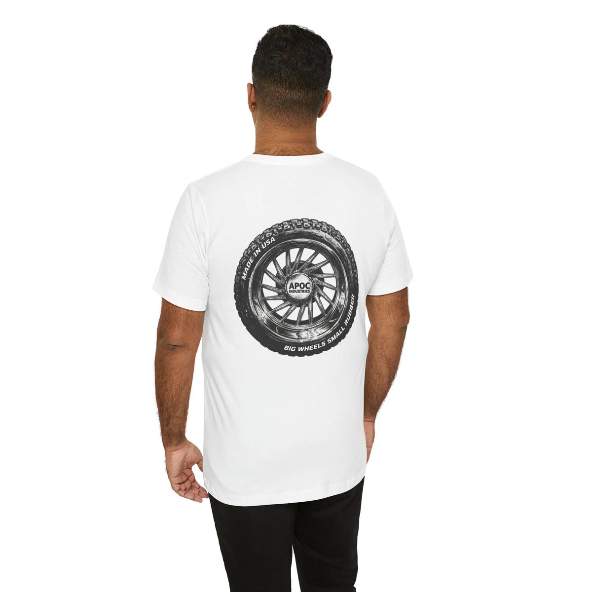big wheels small rubber / Taperd fit snug fit on shoulders and arms Printify