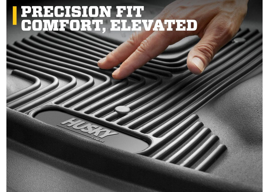 Husky Liners 2015-2017 Ford F-250 SuperDuty Crew Cab X-Act Contour Black Front Floor Liners
