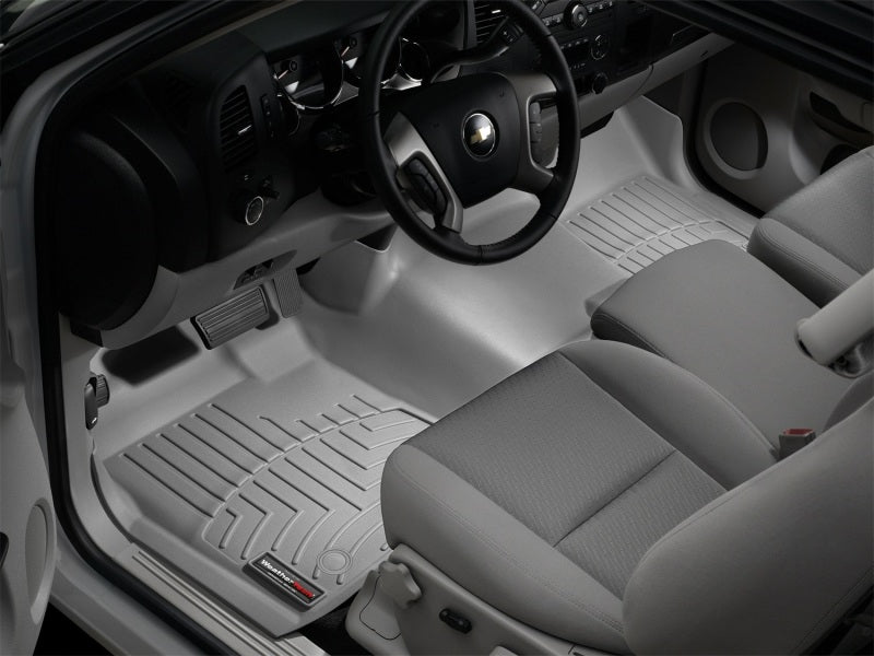 WeatherTech 07-13 GMC Sierra Front Floorliner OTH - Grey