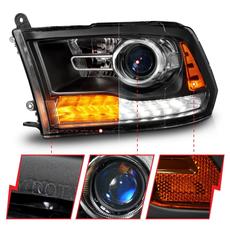 2009-2018 Dodge Ram 1500 / 2010-2018 2500/3500 Anzo LED Headlights