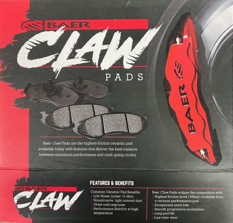 Baer Brakes 21-24 Cadillac Escalade ESV Claw Brake Rear Pads