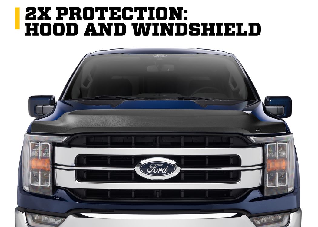 Husky Liners 2017-2022 Ford F-250/350/450/550 Super Duty Aeroskin II Low Profile Hood Protector
