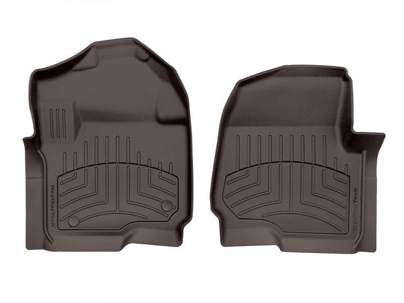 WeatherTech 2017+ Ford F-250/F-350/F-450/F-550 SuperCab/SuperCrew Front FloorLiner HP - Cocoa