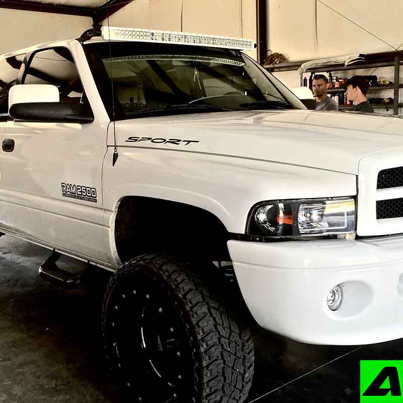 1994-2001 2nd GEN Dodge Ram 1500/2500 Apoc Roof Mount for 52" Curved Led Light Bar - Apoc Industries