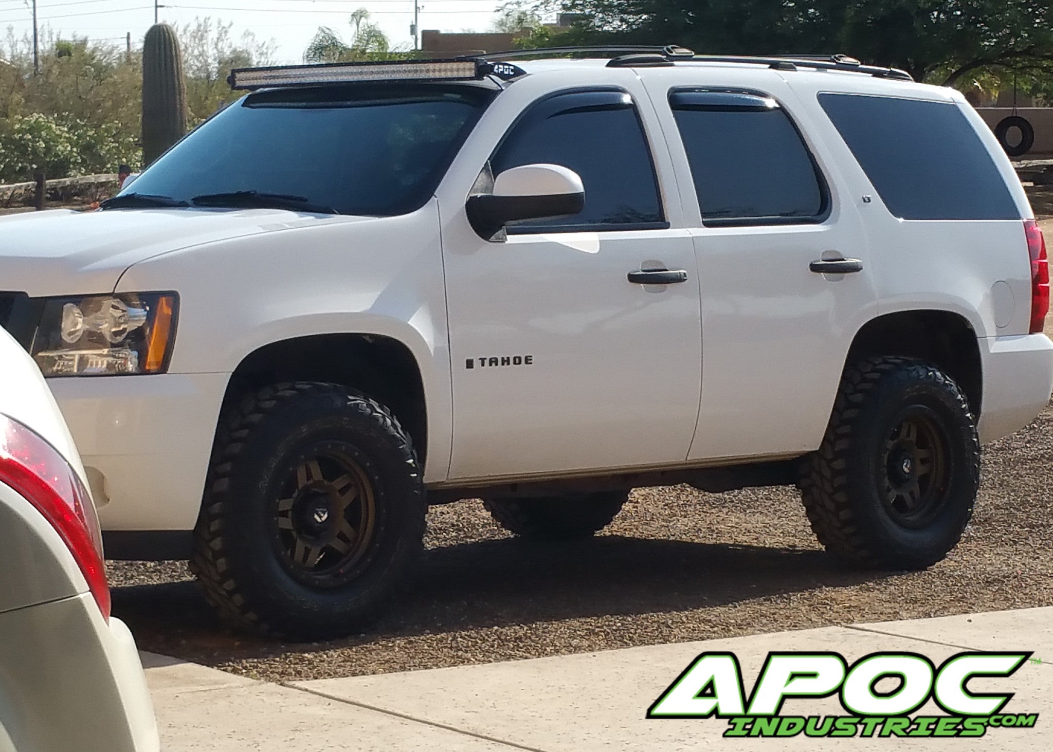 2007-2014 Chevy Tahoe / Suburban Apoc Roof Mount for 52" Curved Led Light Bar - Apoc Industries